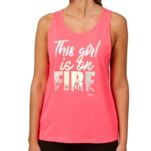 Reebok Open Back Graphic Tank